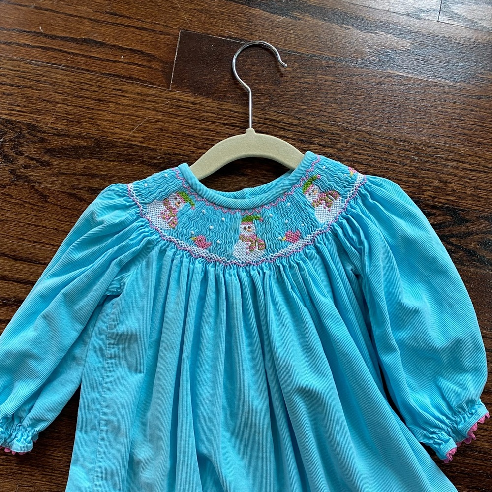 Shrimp and Grits toddler holiday dress